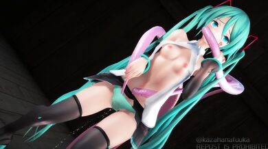 Watch the ultimate hentai dream come true as Fuka, Miku and their tentacles squirt!