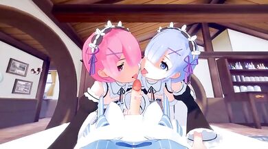 Mommys Little Felatio Threesome with Remington and Ramon