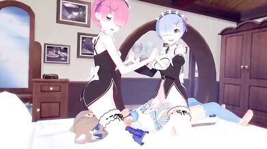 Mommys Little Felatio Threesome with Remington and Ramon