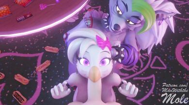 Japanese MILF gets an assisted blowjob from a man with a mole while nude in the bedroom