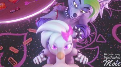 Japanese MILF gets an assisted blowjob from a man with a mole while nude in the bedroom