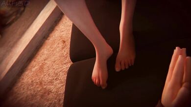 Holiday Bounty - A Foot Fetish Fantasy Starring Lara Croft