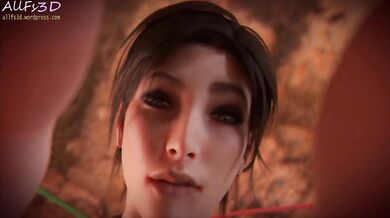 Holiday Bounty - A Foot Fetish Fantasy Starring Lara Croft