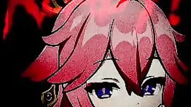 Yae Miko, the Hentai Maid, Edits her Master in High Definition Music Video