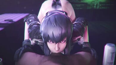 Major Motoko Kusanagis Extreme Deep Throating Adventure