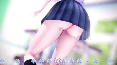 The Ultimate Fap Hero (MMD) and His Venomous Sweetheart Enjoy a Passionate Night Together