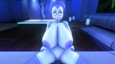 The sexy alien Ballora rides the cock of human Skxx Elliot in this hot intergalactic hentai porn scene!