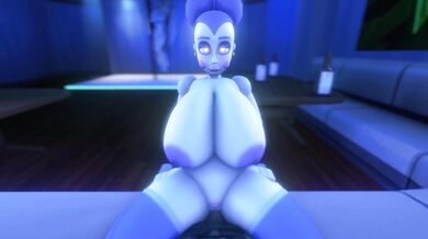 The sexy alien Ballora rides the cock of human Skxx Elliot in this hot intergalactic hentai porn scene!