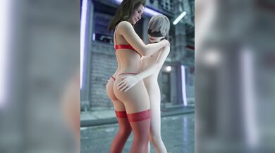 Watch as Alt and Cunningham seduce each other with 9s of thigh sex in this Tyviania porn video