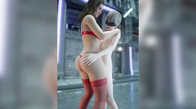 Watch as Alt and Cunningham seduce each other with 9s of thigh sex in this Tyviania porn video