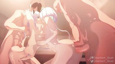 "Sakura and Ashtart's Secret Love Scene (Sound)"