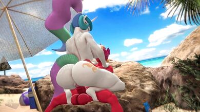 'The Sexy Celestia at the Beach: An Erotic Adventure'