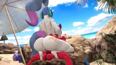 'The Sexy Celestia at the Beach: An Erotic Adventure'