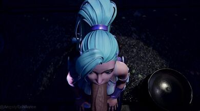 'Dirty Seraphina Blowjob in the Alleyway - No Sound [Hentai Porn Video]'