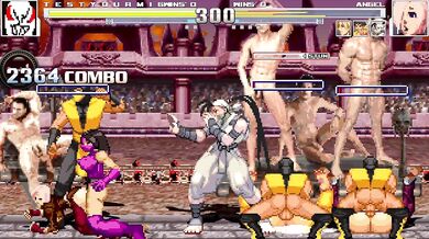 The Mortal Kombat Gangbang Warriors: Battle of the Booties.