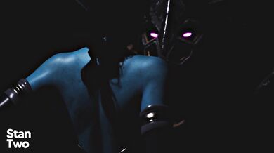 'The Masked Tentacle Ra*pe in Jezabel's Dungeon / StanTwo's Latex Shorts'