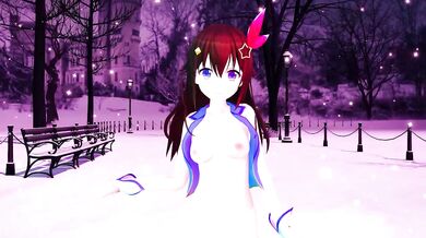 "One day, Sora came across a mysterious pop machine that had the power to fulfill all her sexual desires."