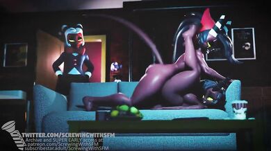 Sallie May and Millie are having some sisterly bonding fun in the bedroom with a bit of help from SFM.