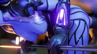 'Mrs. Widowmaker gets taken from behind by a horse while her husband is away on business, and The Bartender is there to witness it all!'