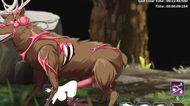 "Sena's Deer Hunting Adventure Takes a Giant Turn When the Buck Pounds Her Virgin Pussy."