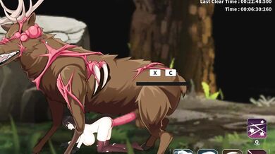 "Sena's Deer Hunting Adventure Takes a Giant Turn When the Buck Pounds Her Virgin Pussy."