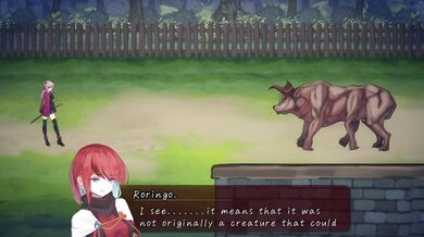 'Sexy Vivi and the magical island - Vivi attacked by a large penis.'