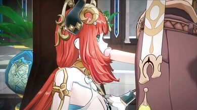 "Mature woman in tight panties gets fucked by a giant cock in her bedroom."