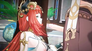 "Mature woman in tight panties gets fucked by a giant cock in her bedroom."