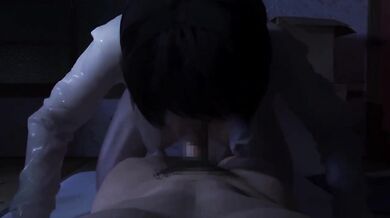 Ghost Girl Loves to Suck Cock in the Graveyard