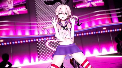 GenesisMMD, Anime Dance! Ecchi Style - Shimakaze Featuring R15 models with MMD.