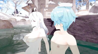 'Chinese Goddesses in Lustful Hot Tub'