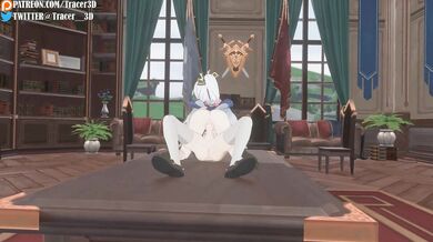 "Ayaka Venti in the waiting room, waiting for her boss to arrive - Full HD Hentai Porn Video"