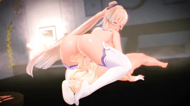 'Masochistic Futa Takes on Two Mixed-Race Sisters in Genshin Impact'