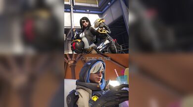 "Overwatch's Pharah vs Ana: A Hentai Battle of Epic Proportions!"