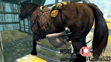 'Sir Horseman and his loyal steed, Lady Kardia and her faithful pooch take on the kingdom in this erotic epic!'"