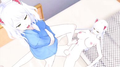 "The Futa Love Story of Black Hanekawa and White Hanekawa (with Mopendo)"