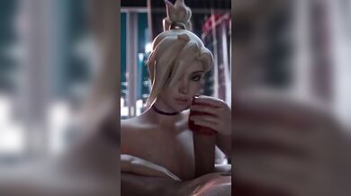PORN - 'REVERSED Overwatch PMV with Cumshot HMV'