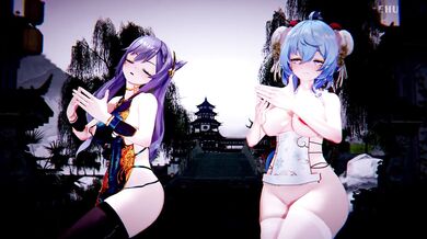 "[MaplehutCat] Keqing's naughty night with Ganyu"