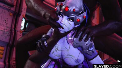 "Blonde Bombshells of Overwatch - D.Va and Widowmaker"