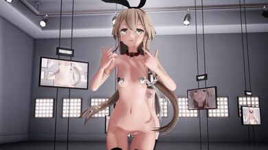 "Shimakaze and Amatsukaze - Heart Pie Dancehall [MMD R15] P-chan's Hentai Porn Adventure"