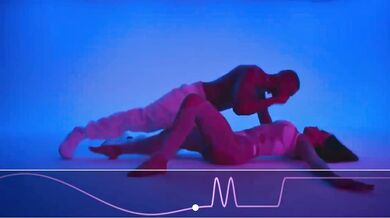 'Bouncy Lusty Voluptuous Vixens with Dual Dildos'