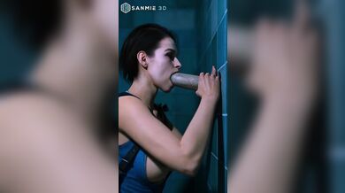 'Blowjob Queen Jill Takes on Gloryhole's Mighty Mouth'