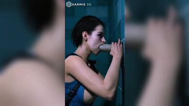 'Blowjob Queen Jill Takes on Gloryhole's Mighty Mouth'