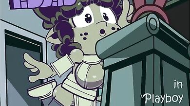 'Massive Breasts Crush Little Men in Sexy Playboy Bunny Prank!'