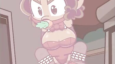 'Massive Breasts Crush Little Men in Sexy Playboy Bunny Prank!'