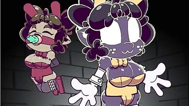 'Massive Breasts Crush Little Men in Sexy Playboy Bunny Prank!'