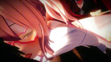 'Handjob Queen Nekomiya and her cute friend Hinata give a sexy VTuber a hand job in the hot tub!'