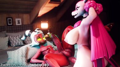 'Moxie's Anal Fury with Lovander's Fat Futa Ass, Featuring the Lewd Chord!'