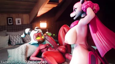 'Moxie's Anal Fury with Lovander's Fat Futa Ass, Featuring the Lewd Chord!'