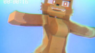 'Slippery Night Dancers in Minecraft'